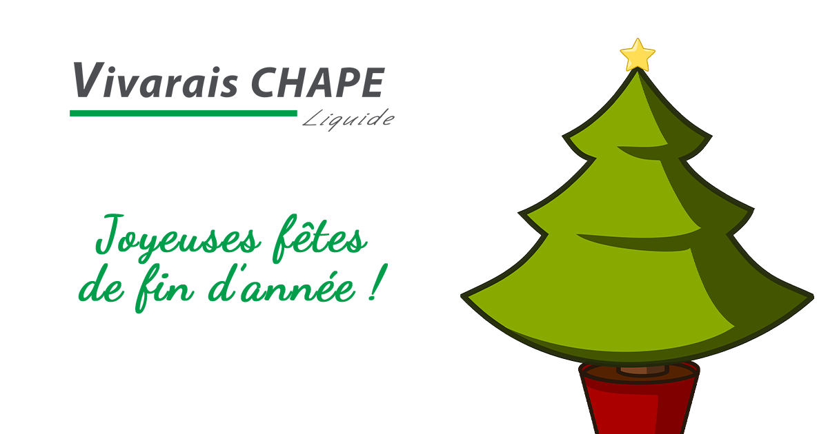 vivarais chape - Fermeture de fin d'année 2021 !